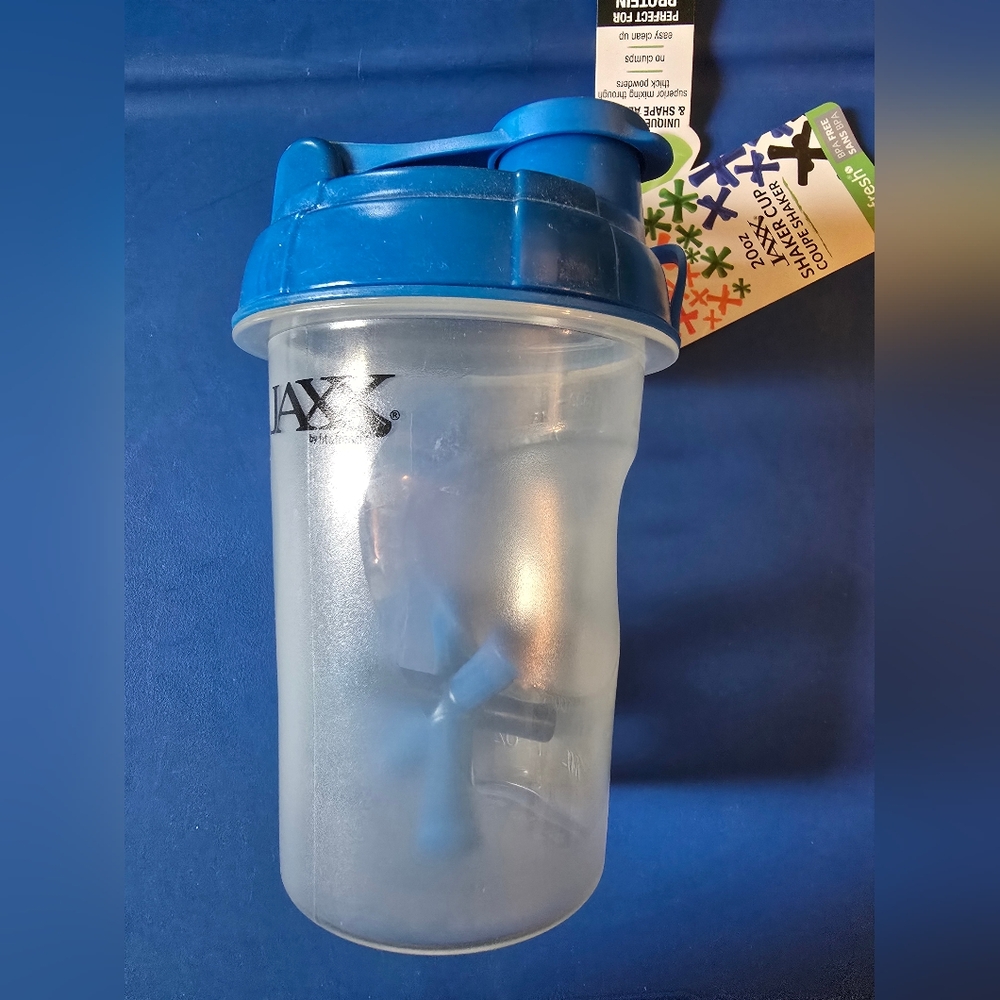 Blue and Clear JAXX Shaker Cup